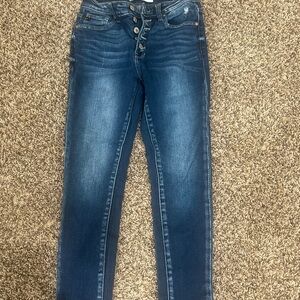 Kancan Buttonfly Mid Rise skinny jeans